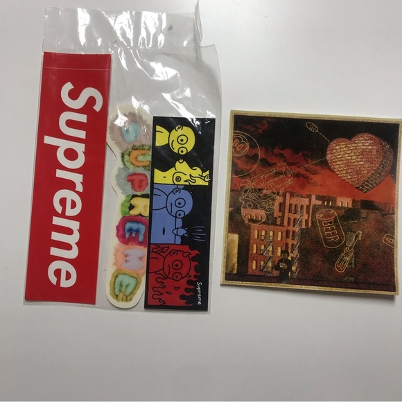 Supreme “The estate of Martin Wong Ridge sticker + 3 sealed supreme stickers - Picture 3 of 3